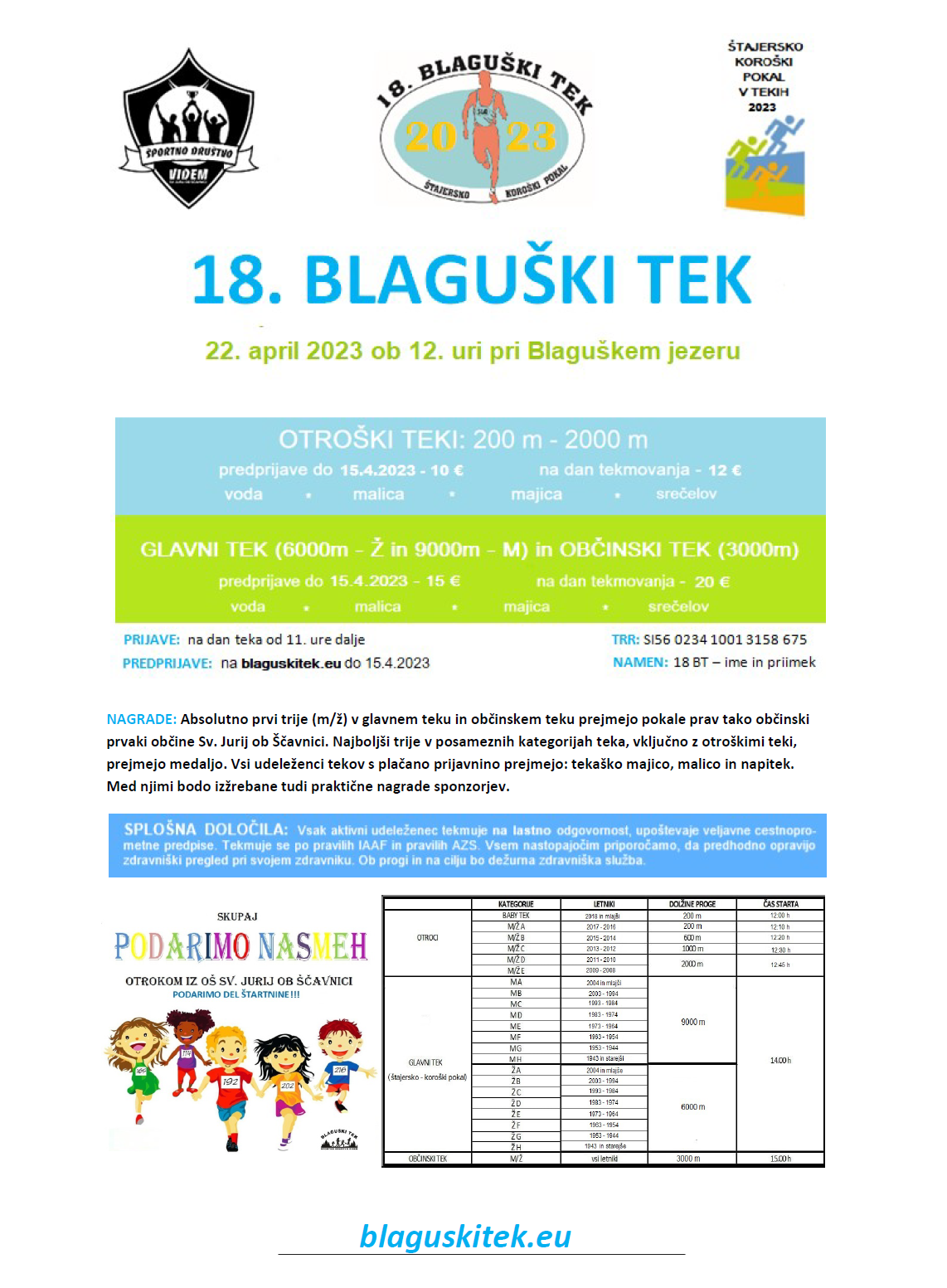 bLAGUŠKI TEK